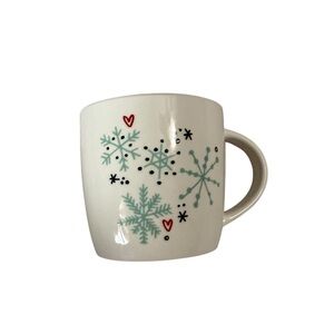 Starbucks Snowflake Patterned White Mug